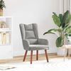vidaXL Armchair Light Grey 63 x 67 x 94 cm Velvet