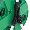 vidaXL Free Standing Green Hose Reel with Hose Fitting Set 0.5" 50 m PVC