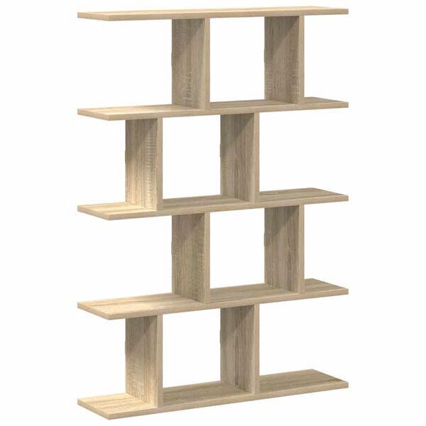 vidaXL Wall Cube Shelf 12 Compartments Sonoma Oak Engineered Wood