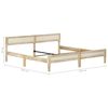 vidaXL Bed Frame without Mattress Solid Mango Wood 200 cm