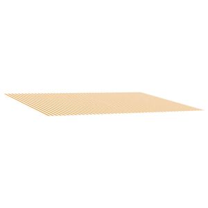 vidaXL Awning Replacement Fabric Yellow and White 400 x 300 cm