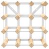 vidaXL Wine Rack for 12 Bottles Solid Pinewood
