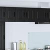 vidaXL Kitchen Cabinet with Storage Kalmar 2 pcs Black 30 x 31 x 40 cm