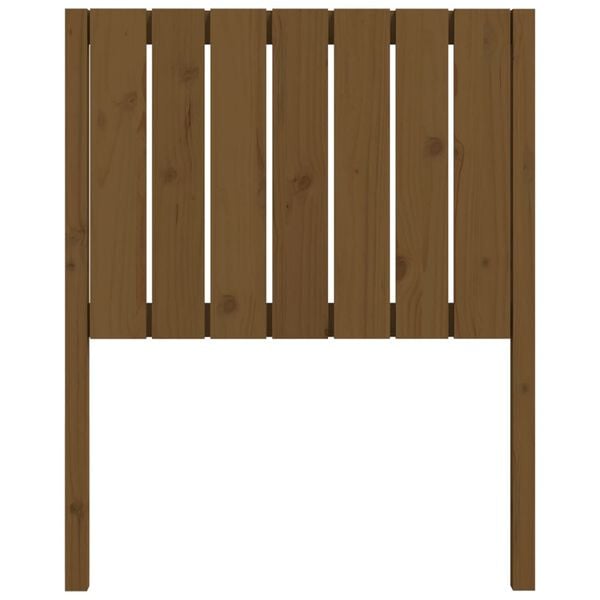 vidaXL Bed Headboard Honey Brown 80.5x4x100 cm Solid Wood Pine