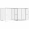 vidaXL Dog Cage Silver 400 x 200 x 200 cm Galvanised Steel