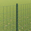 vidaXL Fence and Post Green 1.6 x 10 m Steel