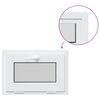 vidaXL Basement Window RISOR 60x40 cm Tilt 3 Glazing White