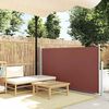 vidaXL Retractable Side Awning 120 x 300 cm Brown