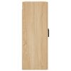 vidaXL Wall Mounted Cabinet Sonoma Oak 69.5x34x90 cm
