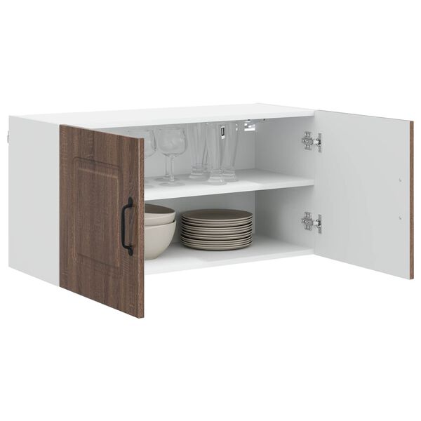 vidaXL Kitchen Cabinet with Storage Kalmar Brown Oak 80 x 31 x 40 cm