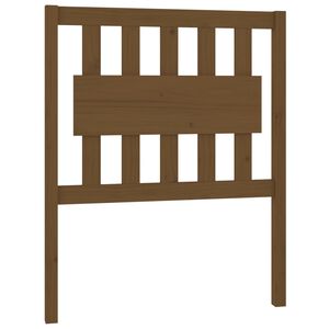 vidaXL Bed Headboard Honey Brown 80,5x4x100 cm Solid Wood Pine