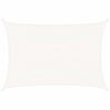 vidaXL Sunshade Sail 160 g/m&sup2; White 5x7 m HDPE
