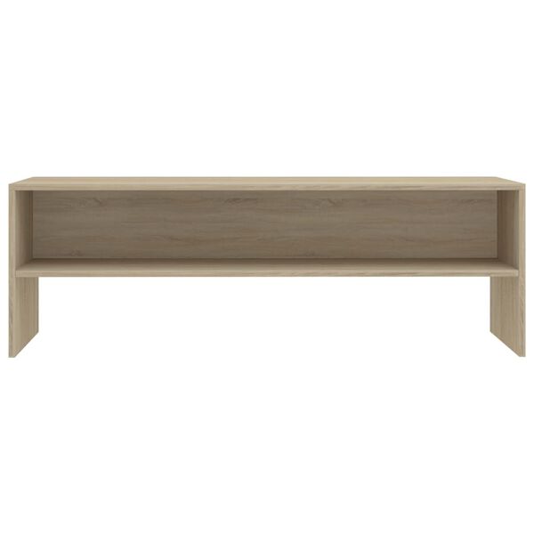 vidaXL TV Cabinet Sonoma Oak 120x40x40 cm Engineered Wood