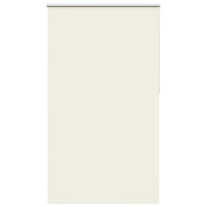 vidaXL Roller Blind Blackout Off White 130x210 cm Fabric Width 126.6 cm Polyester