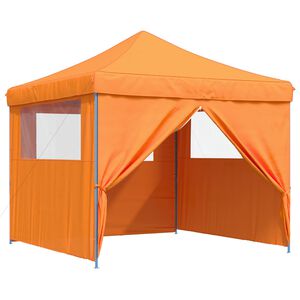 vidaXL Party Tent 292 x 292 x 315 cm Orange Oxford Fabric