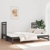 vidaXL Pull-out Day Bed without Mattress Grey 2x(90x190) cm