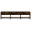 vidaXL TV Cabinet Smoked Oak 180x40x46 cm Engineered Wood