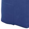 vidaXL Back Pillow Police Blue 140 x 24 x 50 cm Velvet