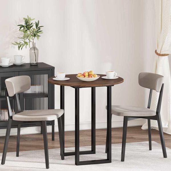 vidaXL Table Top Brown oak 70 x 70 x 1.5 cm Engineered Wood