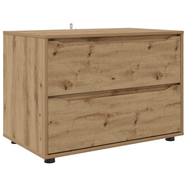 vidaXL Storage Cabinet Artisan Oak 80 x 48 x 57 cm Engineered Wood