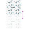vidaXL Shower Roller Blind with Cassette 130x240 cm Fabric Width 126 cm