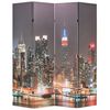 vidaXL Folding Room Divider 160x170 cm New York by Night