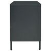 vidaXL TV Cabinet Anthracite 105x35x52 cm Steel and Glass