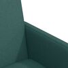 vidaXL Dining Chairs with Wheels 2 pcs Dark green 57 x 66 x 94 cm