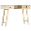vidaXL Console Table 110x35x76 cm Solid Mango Wood
