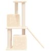 vidaXL Cat Tree with Sisal Scratching Posts Cream 82 cm