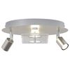 vidaXL Ceiling Spotlight Nickel 29 x 29 x 11 cm Steel and Glass