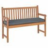 vidaXL Pallet Cushion for Bench Anthracite 140 x 40 x 8 cm