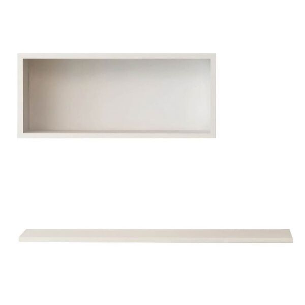 Homemania Wall Shelf Set Felicita 45x18x30 cm White