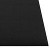 vidaXL Wall Headboard 12 pcs Black 30 x 30 cm Fabric