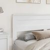 vidaXL Headboard White 200 cm Engineered wood