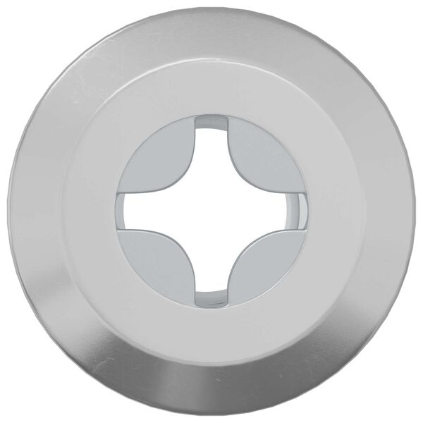 vidaXL Lock Nut 12 pcs Nickel M6 x 15 mm Steel