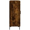 vidaXL Sideboard Smoked Oak 69.5x34x90 cm Engineered Wood