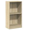 vidaXL Bookcase Sonoma Oak 40x24x75 cm Engineered Wood