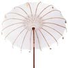 vidaXL Balinese Parasol with Base 260 210-220 cm