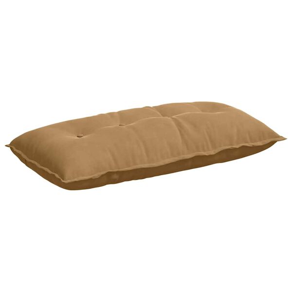 vidaXL Back Pillow Brown 100 x 50 cm Corduroy Fabric