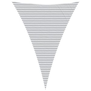 vidaXL Sun Shade Sail Light Grey and White 5 x 7 x 7 m