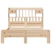 vidaXL Bookcase Bed without Mattress 150x200 cm King Size Solid Wood Pine