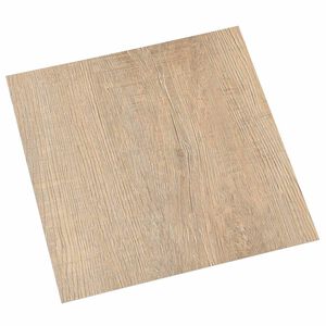 vidaXL Flooring Planks 5.11 m&sup2; 55 pcs PVC Light Grey and Dark Brown