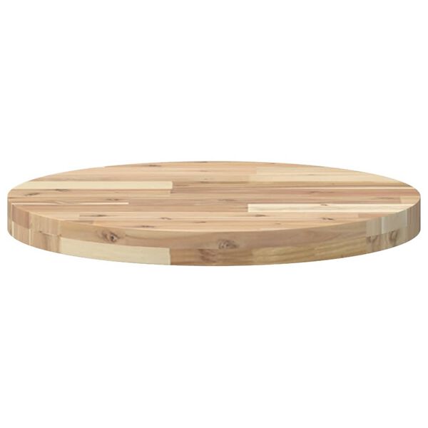 vidaXL Table Top Round &Oslash;50x4 cm Solid Wood Acacia