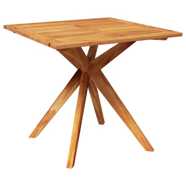 vidaXL Garden Table 85x85x75 cm Solid Wood Acacia