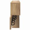 vidaXL Wall-Mounted Coat Rack Artisan Oak 100 x 12 x 43.5 cm