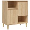 vidaXL Sideboards 3 pcs Sonoma Oak 60x35x70 cm Engineered Wood