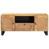 vidaXL TV Cabinet with Drawer Brown 105 x 33 x 46 cm Solid Mango Wood