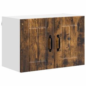 vidaXL Wall Cabinet LUCCA Smoked Oak 60 x 31 x 40 cm Engineered Wood