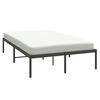 vidaXL Metal Bed Frame without Mattress Black 120x190cm